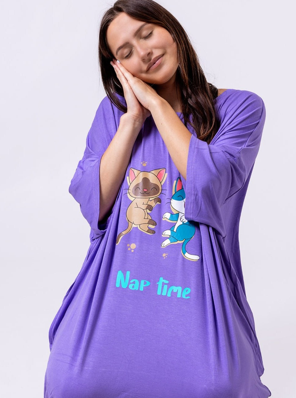 Cat Nap Shnugz Sleep Tee (Ships On 25th JULY 2023) - Shnugz