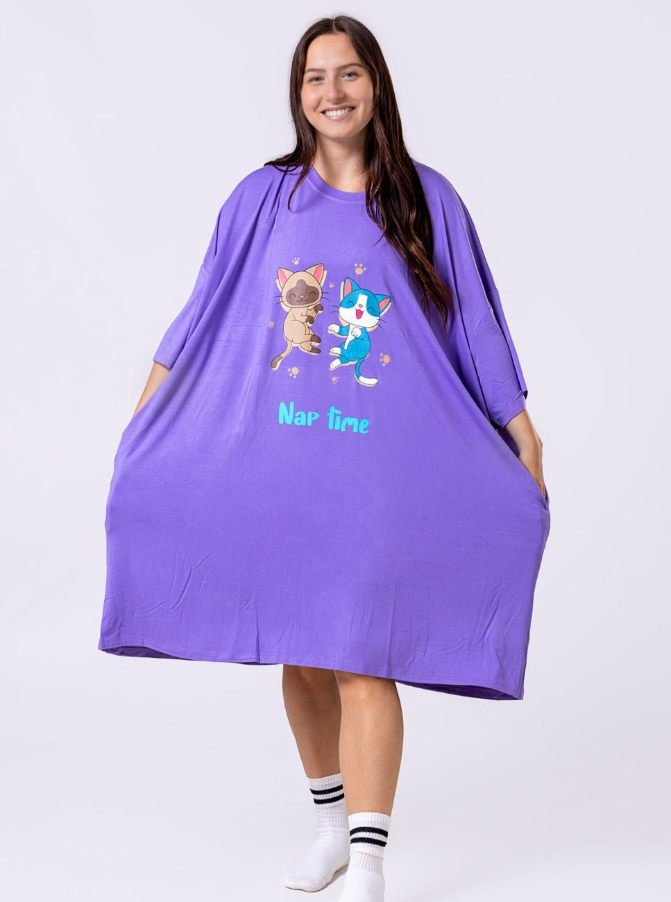 Cat Nap Shnugz Sleep Tee (Ships On 25th JULY 2023) - Shnugz