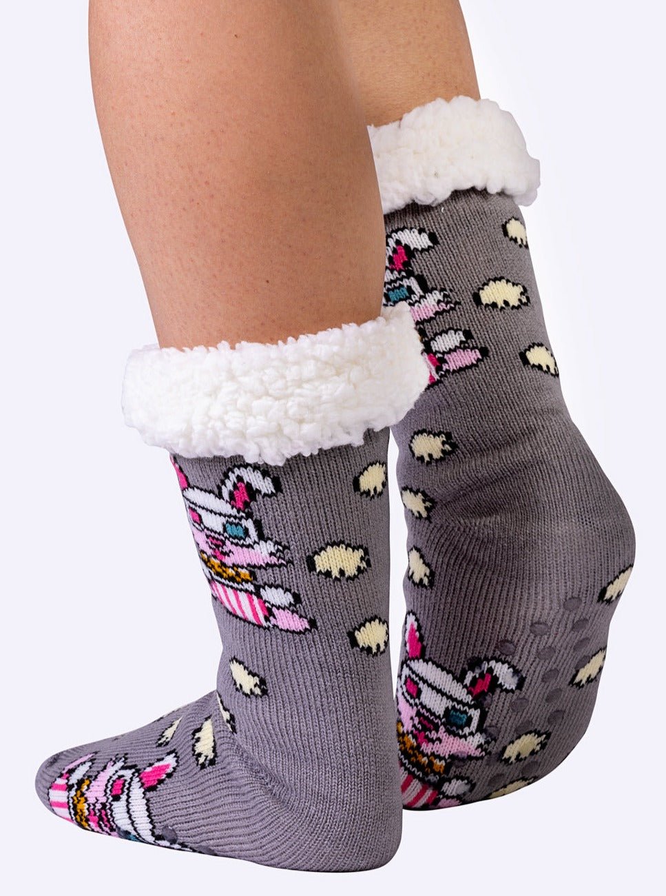NEW Bunny Fluffy Slipper Socks - Shnugz