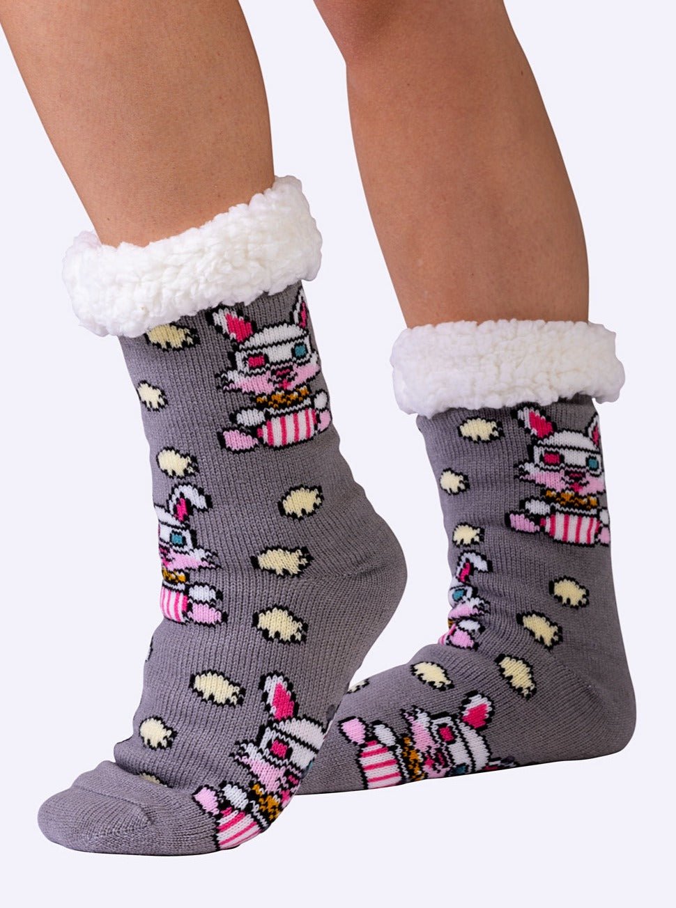 NEW Bunny Fluffy Slipper Socks - Shnugz
