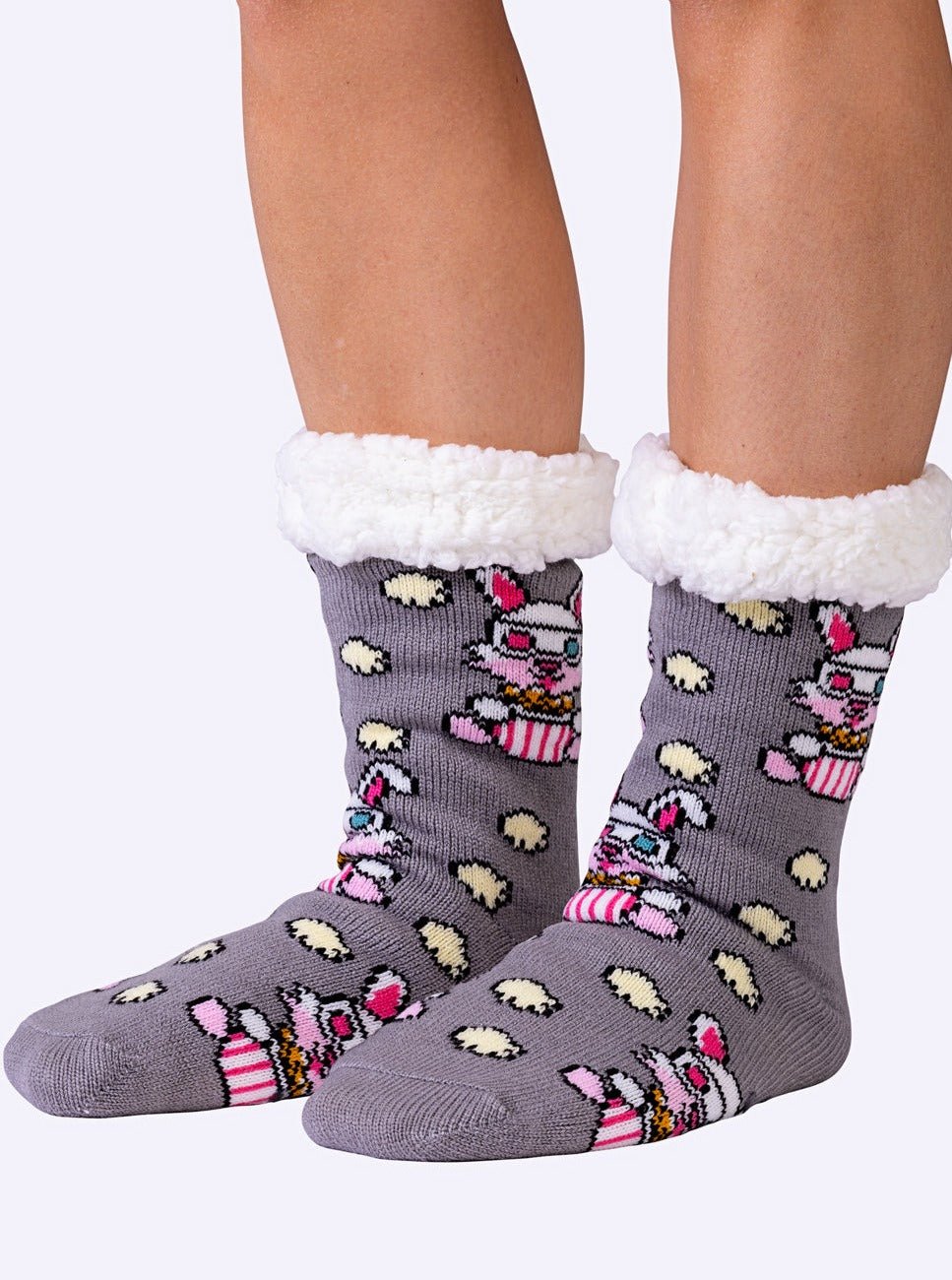 NEW Bunny Fluffy Slipper Socks - Shnugz