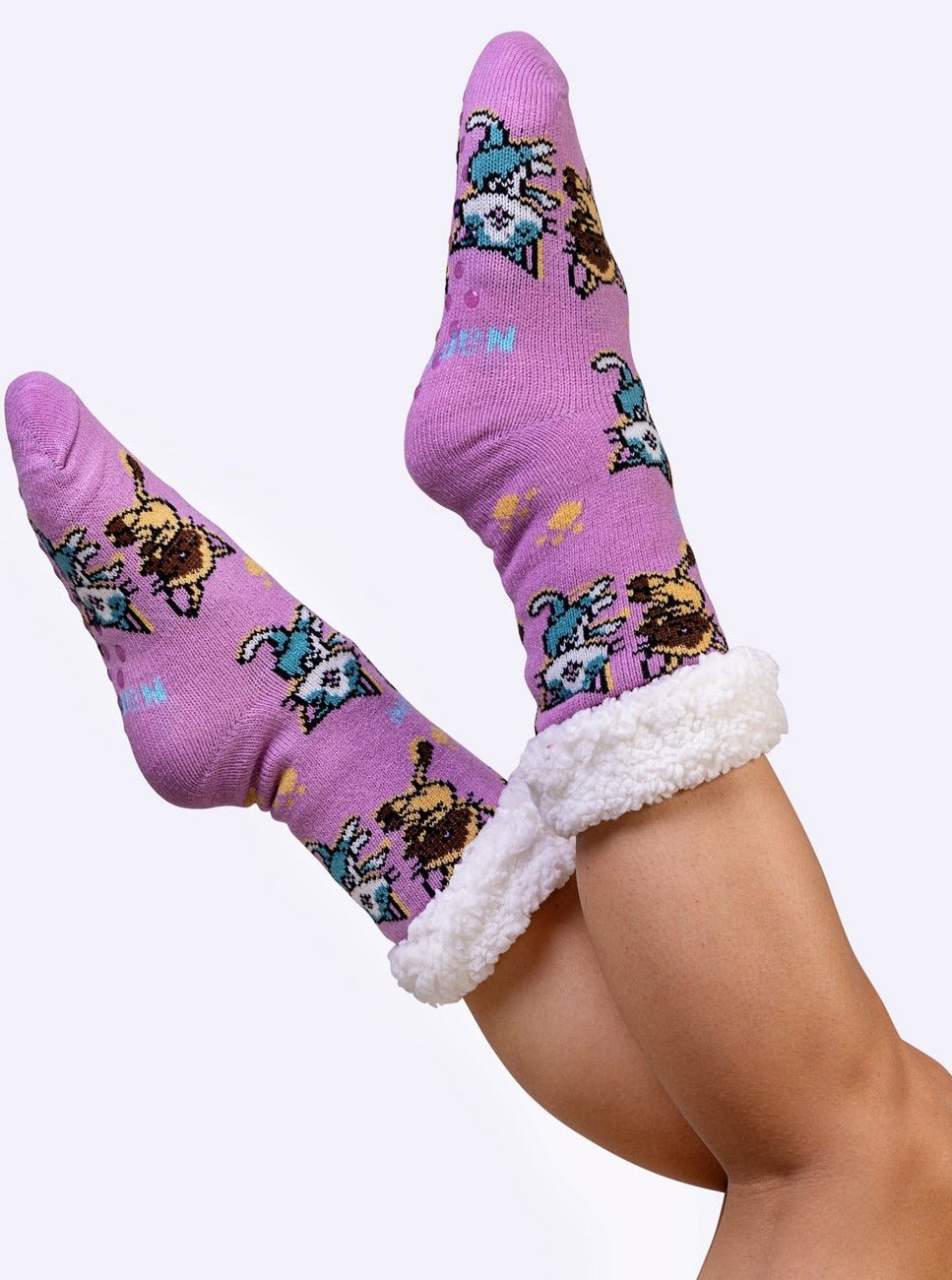 NEW Cat Fluffy Slipper Socks - Shnugz
