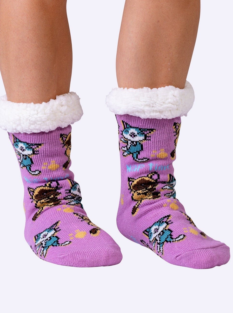 NEW Cat Fluffy Slipper Socks - Shnugz