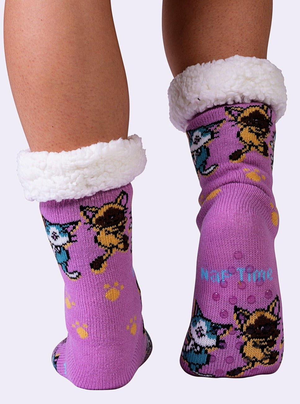 NEW Cat Fluffy Slipper Socks - Shnugz