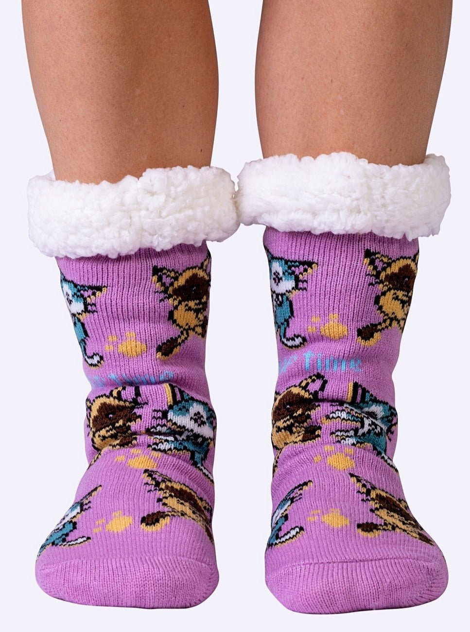 NEW Cat Fluffy Slipper Socks - Shnugz