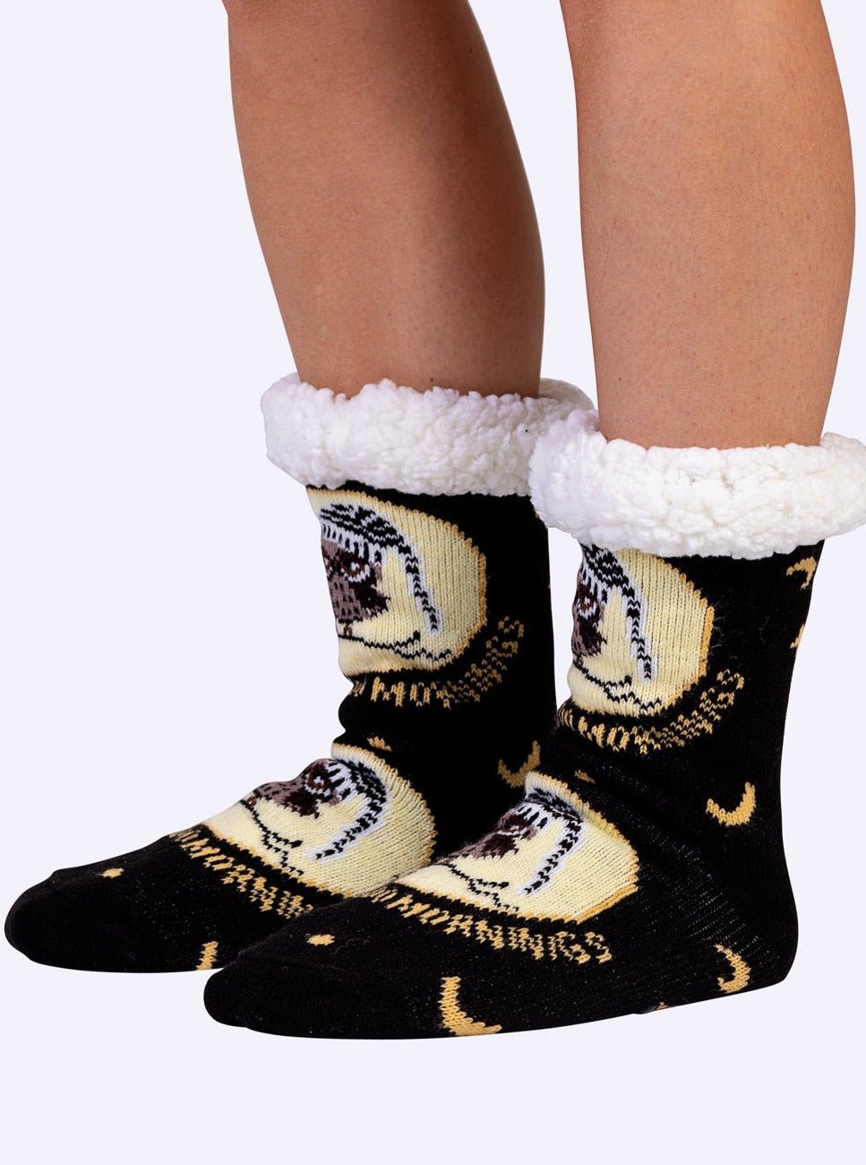 NEW Owl Fluffy Slipper Socks - Shnugz