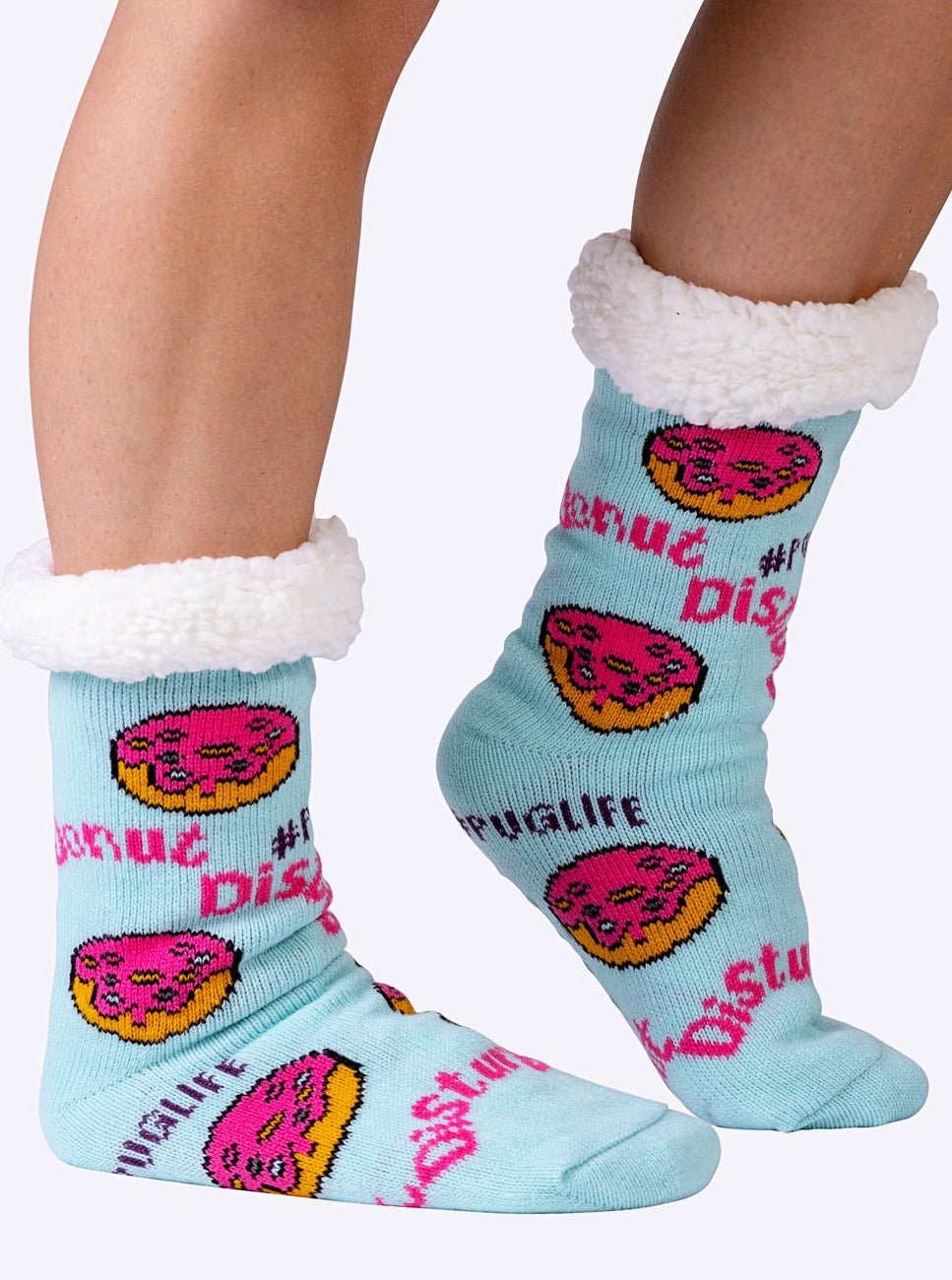 NEW Pug Life Fluffy Slipper Socks - Shnugz