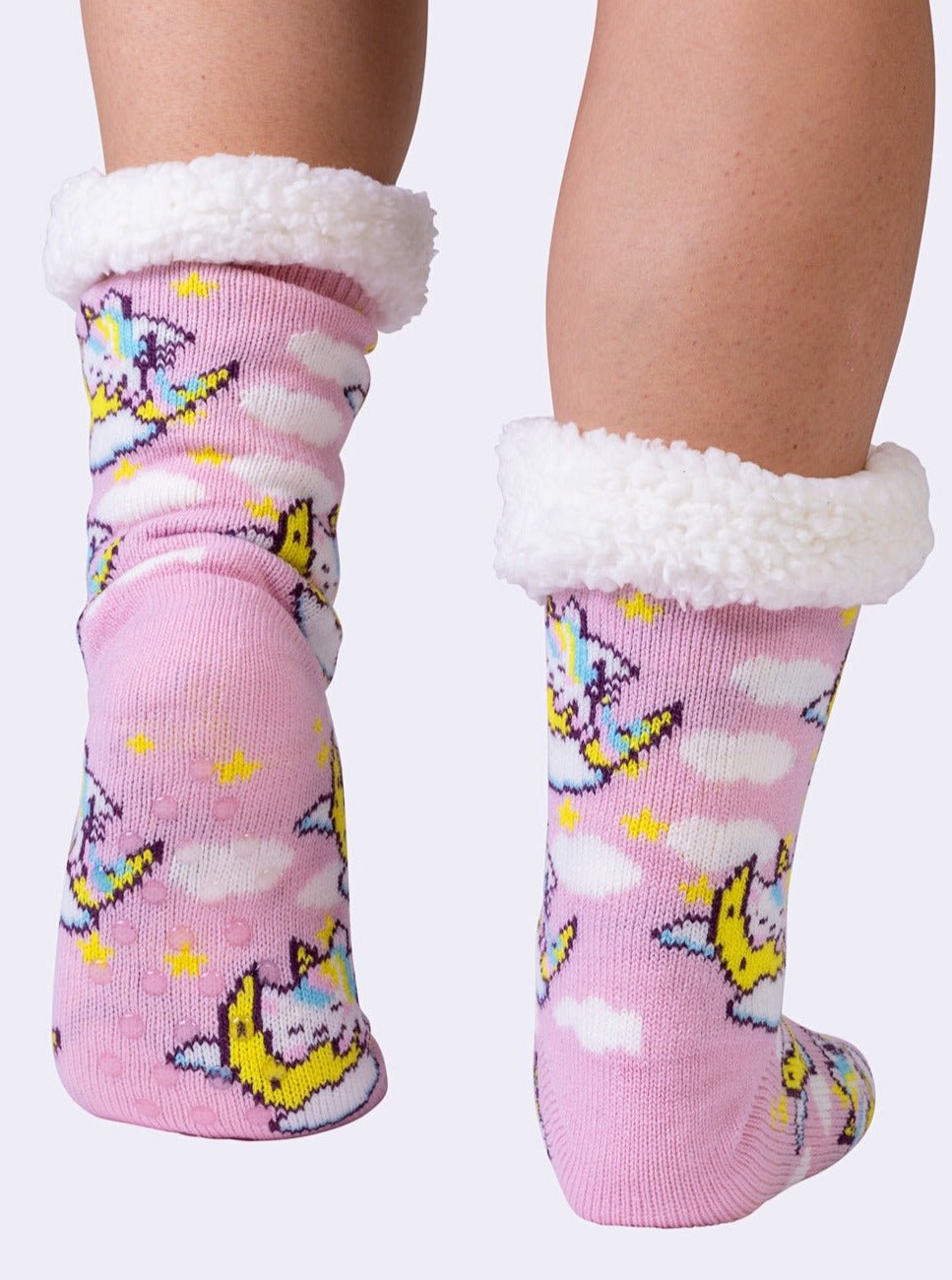 NEW Unicorn Fluffy Slipper Socks - Shnugz