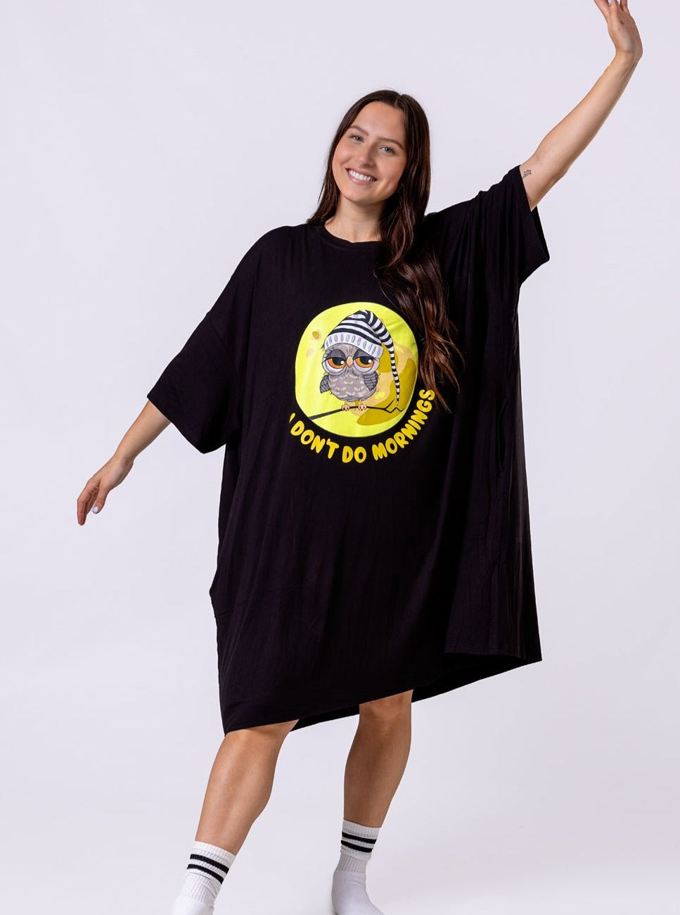Night Owl Shnugz Sleep Tee (Ships On 25th JULY 2023) - Shnugz