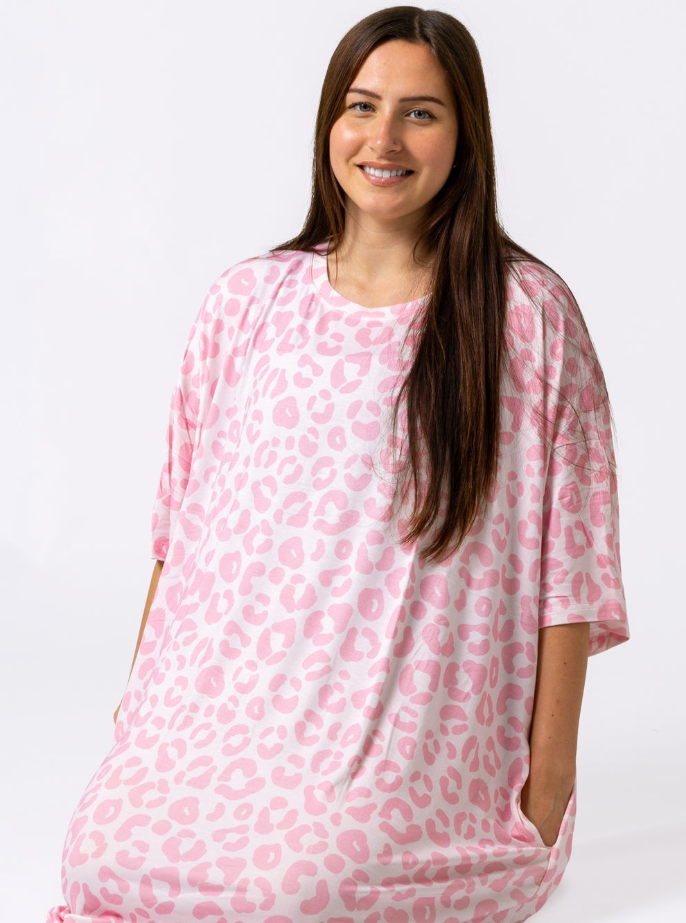 NEW Leopard Print Cuddleez Sleep Tee