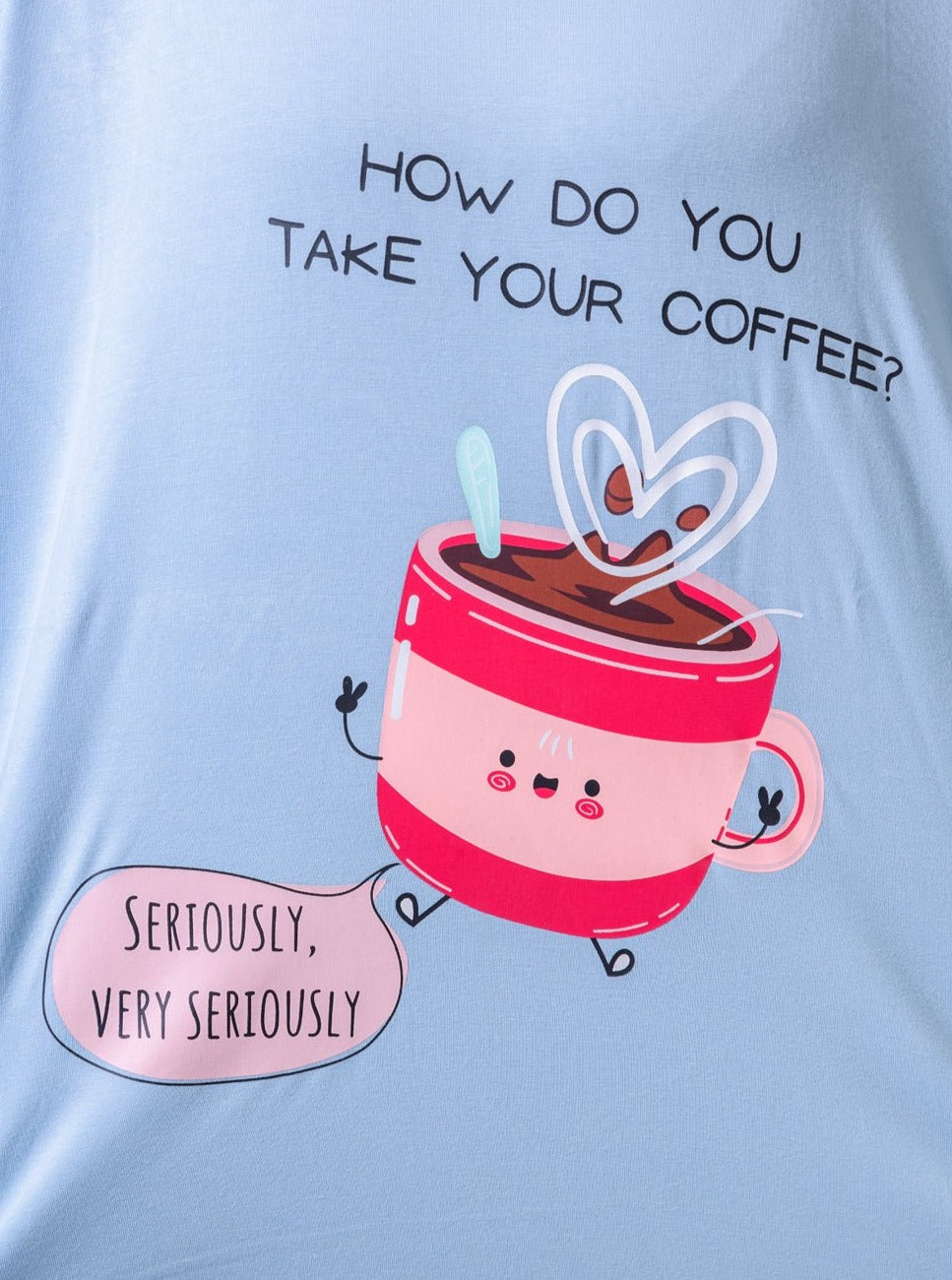 Coffee Shnugz Sleep Tee (Ships On 25th JULY 2023) - Shnugz